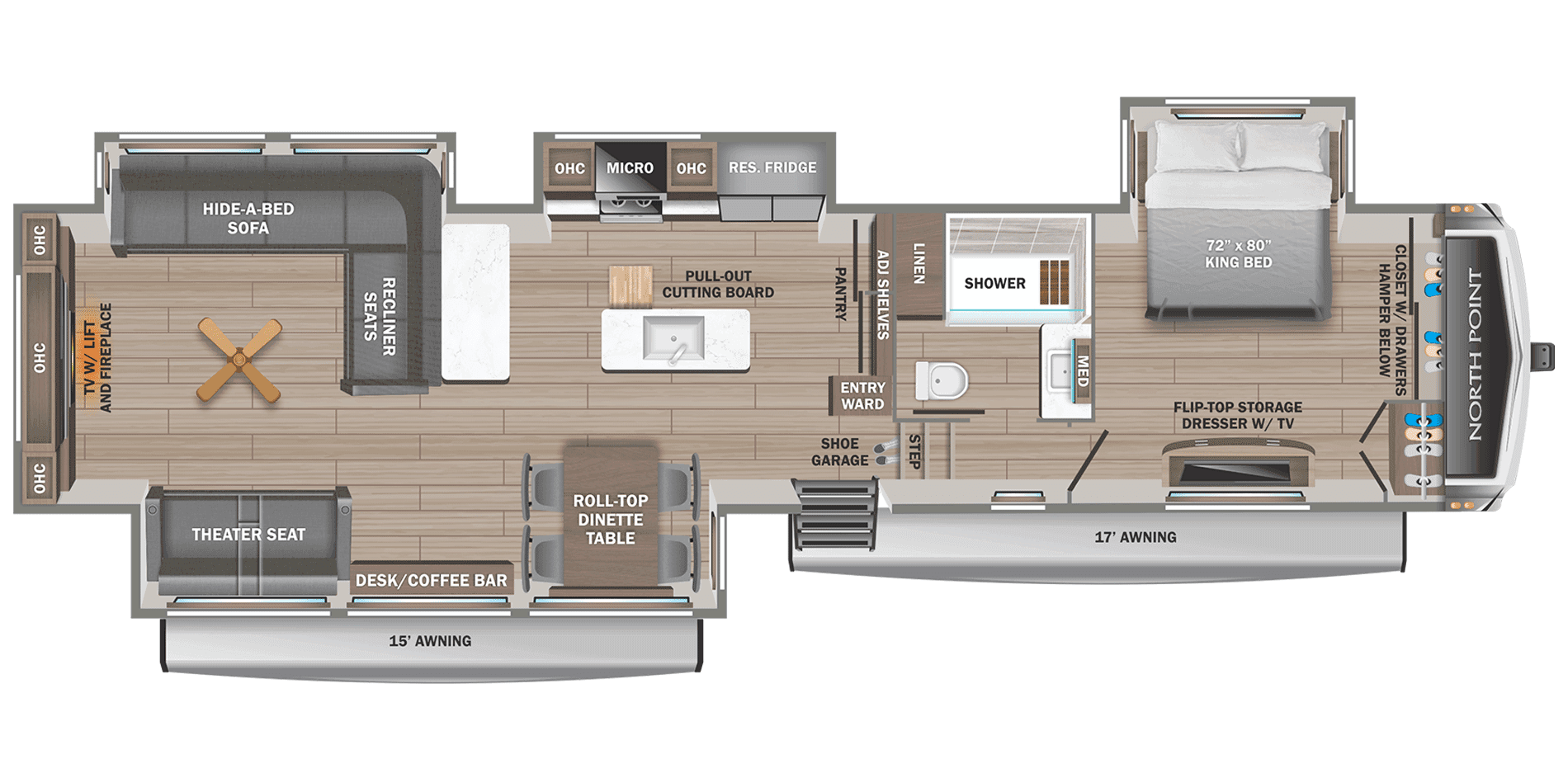 2025 Jayco 2025 Jayco North Point - thumbnail 2