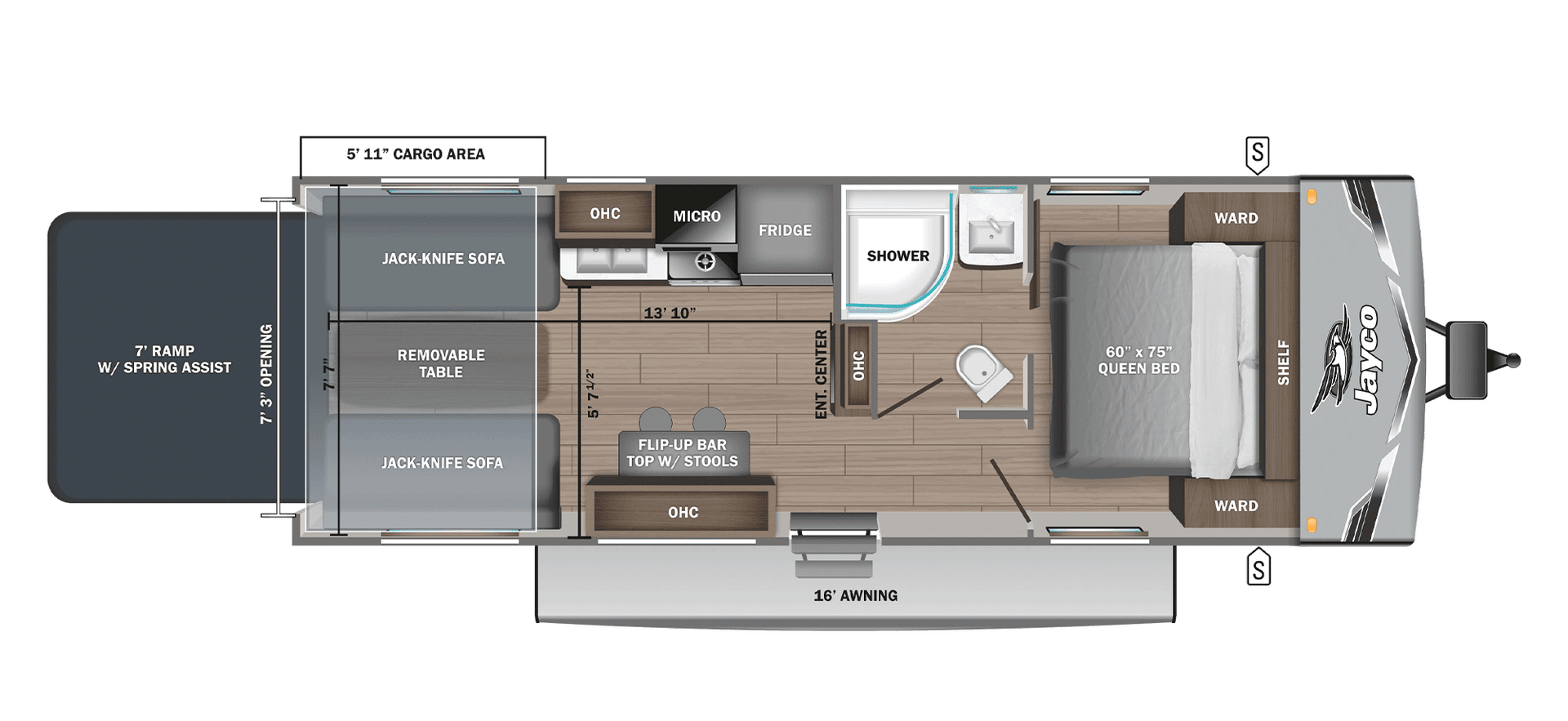 2026 Jayco 2026 Jayco Jay Flight Slx Toy Hauler - thumbnail 2
