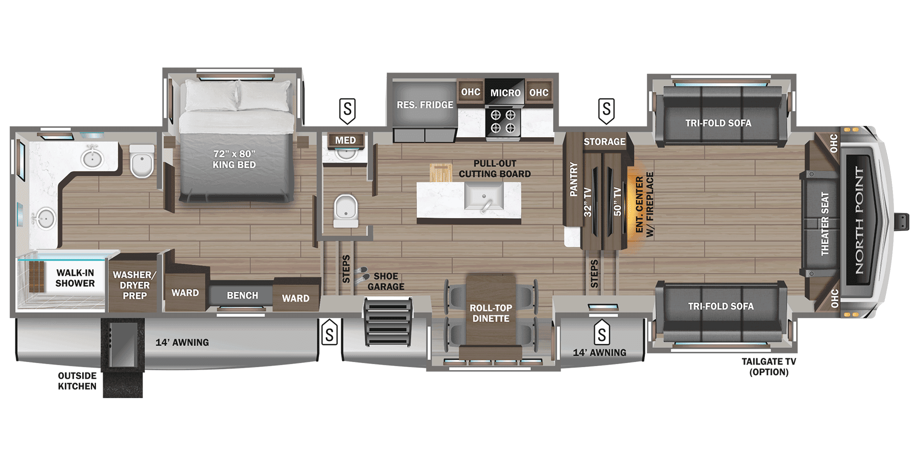 2026 Jayco 2026 Jayco North Point - thumbnail 3